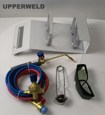 Blauw Rood MAPP/Propaan gas type verwarming fakkel Draagbaar gemakkelijk te hanteren legering apparatuur